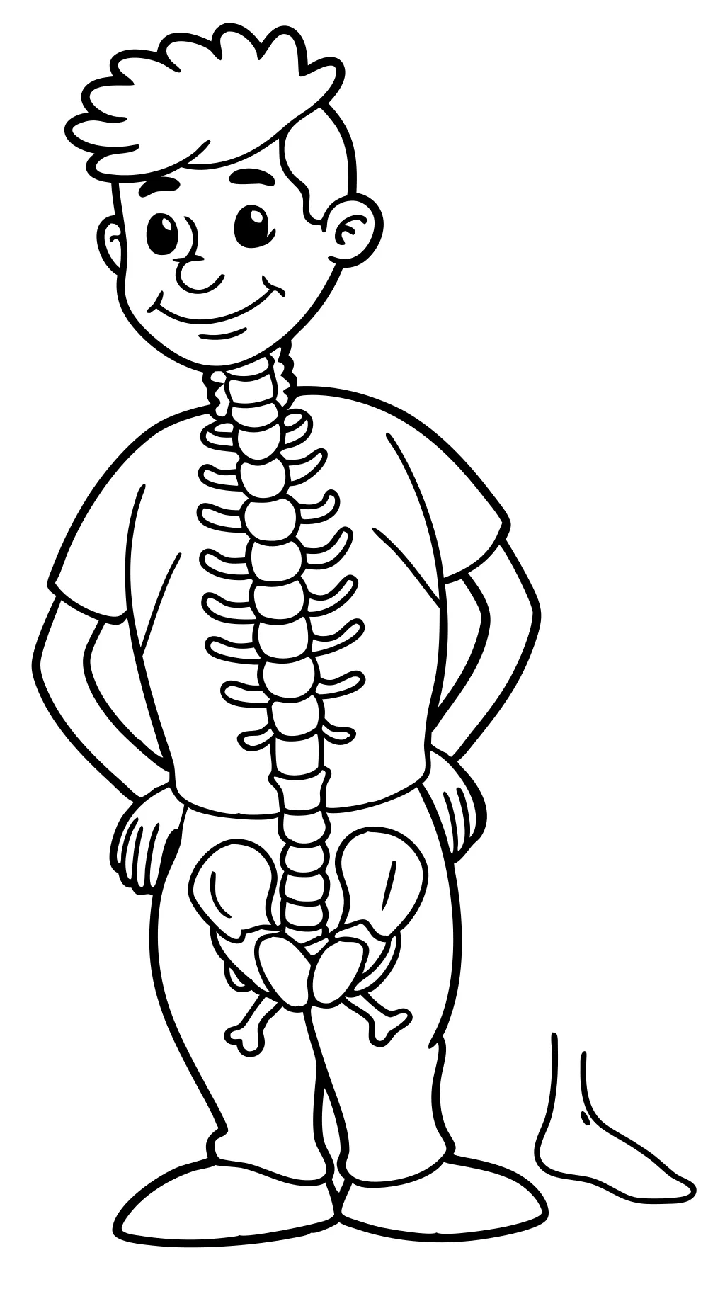 chiropractic coloring pages